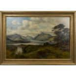 PETER S BUCHANAN (SCOTTISH 1860 - 1911), A VIEW, LOCH LOMOND oil on canvas,