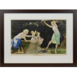 * SIR WILLIAM RUSSELL FLINT RA PRSW (SCOTTISH 1880 - 1969), THE BLOOM OF YOUTH lithograph,