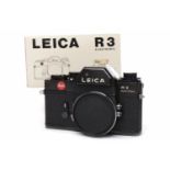 1976 LEICA R3 BODY black finish, serial number 1474184,