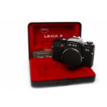 1982 LEICA R4 BODY black finish, serial number 1660186, with its body cap,