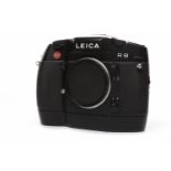 LEICA R8 SLR MOTOR DRIVE BODY black finish, serial number 2431080, after 1996, with R8 motor winder,