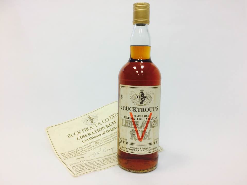 BUCKTROUT'S 40 YEAR OLD LIBERATION RUM