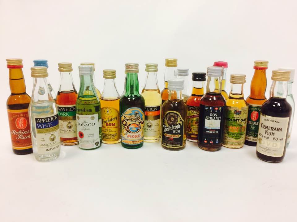 SELECTION OF 20 RUM MINIATURES