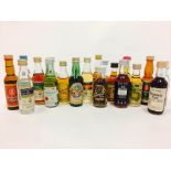 SELECTION OF 20 RUM MINIATURES