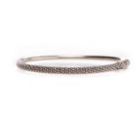 VEZZARO WHITE METAL BANGLE