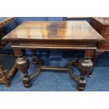 19TH CENTURY OAK OBLONG CENTRE TABLE