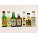 LOT OF APPROXIMATELY 40 BLENDED WHISKY MINIATURES