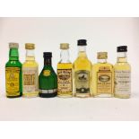 LOT OF APPROXIMATELY 35 BLENDED WHISKY MINIATURES