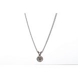 DIAMOND SINGLE STONE PENDANT