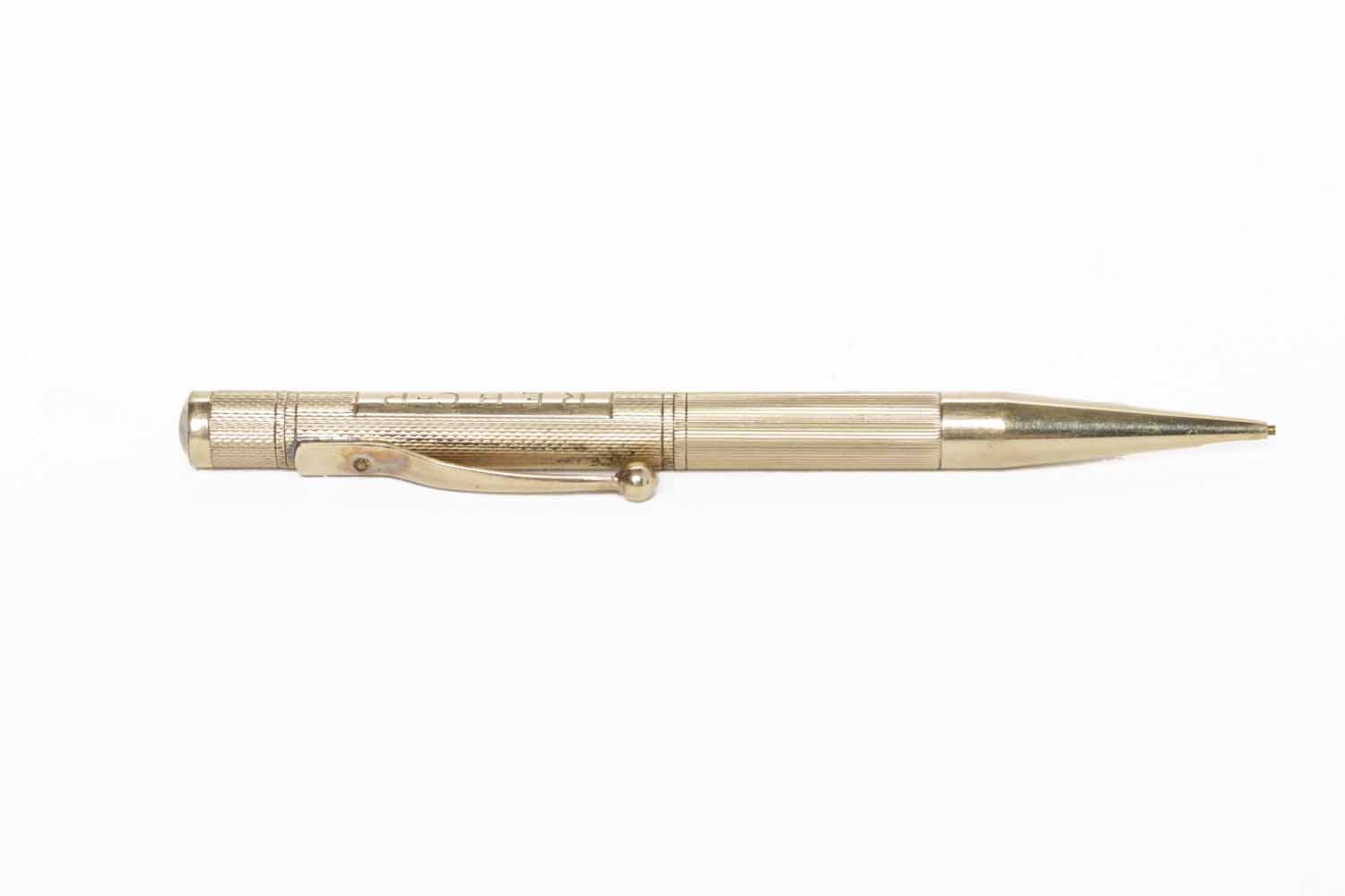 NINE CARAT GOLD RETRACTABLE PENCIL