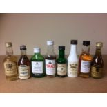 APPROXIMATELY 75 ASSORTED MINIATURE SPIRITS & LIQUEURS To include Galliano, Badel Rum,