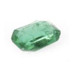 UNMOUNTED EMERALD emerald cut,