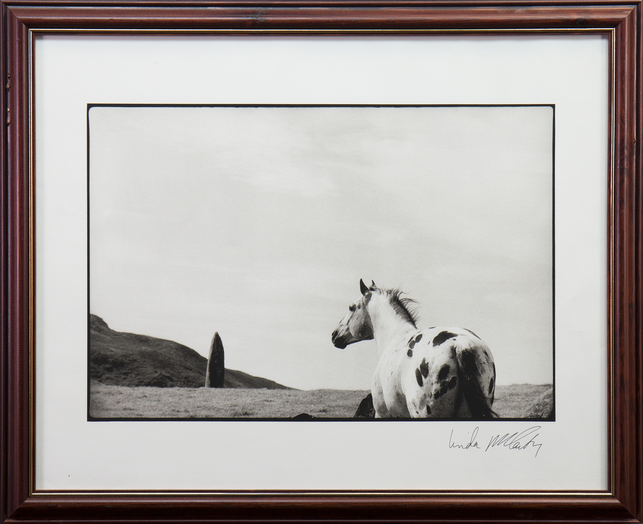 * LINDA MCCARTNEY (1941 - 1998), THE STALLION AND THE STANDING STONE giclee print, - Image 2 of 2