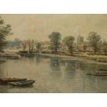 ROBERT FINLAY MCINTYRE (19TH/20TH CENTURY), TWICKENHAM ON THAMES watercolour on paper,