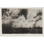 * IAN MACNICOL, EAST END CITYSCAPE sugarlift etching, signed, titled and numbered 16/30 in pencil 9.