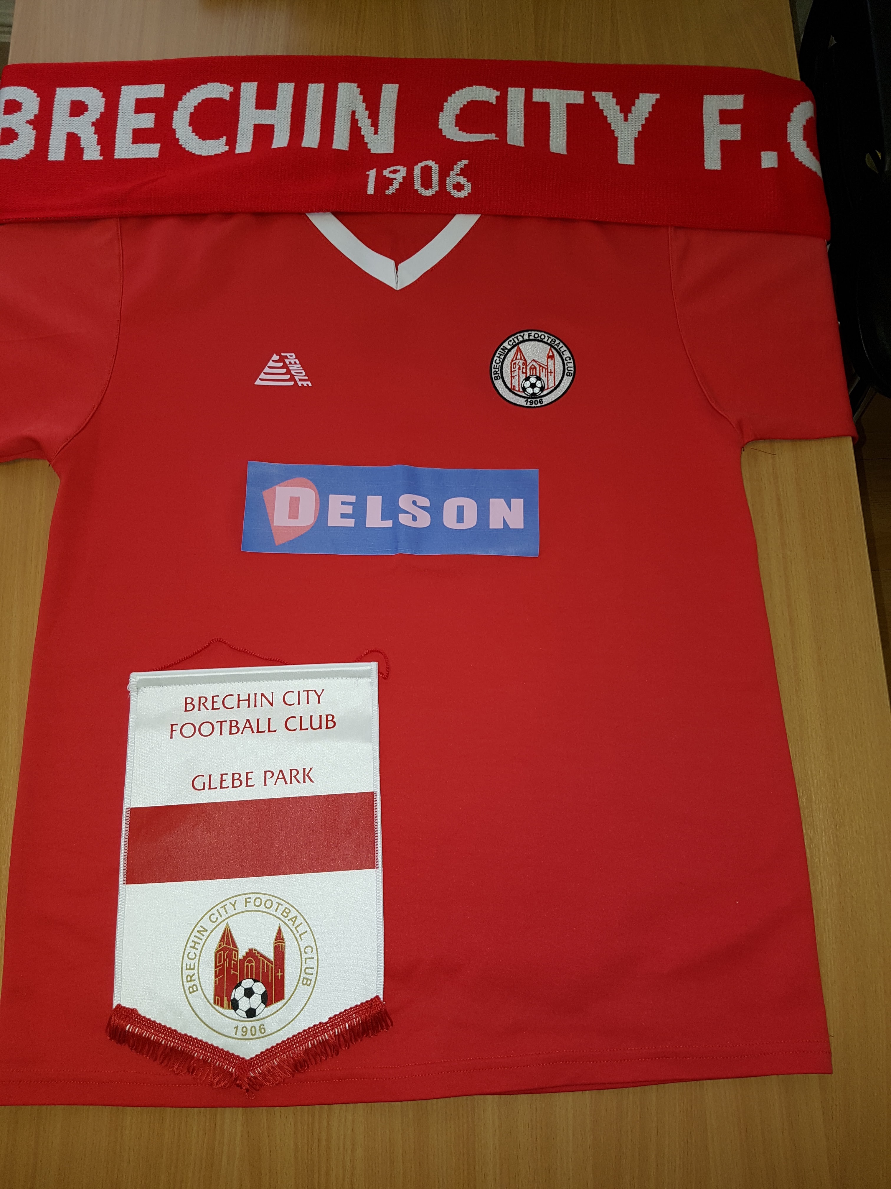 BRECHIN CITY STRIP, SCARF AND PENDANT