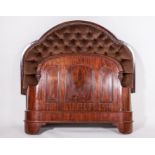 A VERY ORNATE VICTORIAN MAHOGANY BED