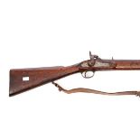 A 19TH CENTURY PERCUSSION MUSKET