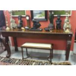 ###WITHDRAWN###A WILLIAM IV PERIOD MAHOGANY SERVING TABLE OR SIDE TABLE