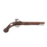 A COLLECTION OF FIVE ASSORTED REPRODUCTION FLINTLOCK PISTOLS