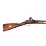 AN EARLY FLINTLOCK MUSKET