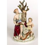 A MEISSEN PORCELAIN MUSICAL GROUP