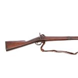 A 19TH CENTURY PERCUSSION MUSKET