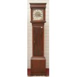 A MAHOGANY EIGHT-DAY LONGCASE CLOCK