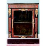 A 19TH CENTURY BOULLE SIDE CABINET