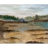 PRINCESS 'BO' FREDERICKA ANN GUIREY, 'Landscape with Ruin', O.O.C., signed withinitials F.G and