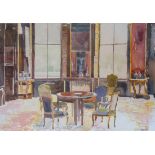 PETER MURRAY (1997), 'Bantry House Interior Scene', watercolour, signed and dated lower right,