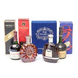 A COLLECTION OF QUALITY COGNACS AND BRANDIES, comprising Courvoisier Vsop Fine Champagne, Cognac