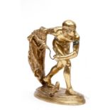 AFTER EDME ANTHONY PAUL NOEL (LATE 19TH CENTURY), a French gilt bronze group, modelled with a