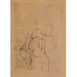 AFTER P. MURPHY, four lithographs depicting nudes, uniformly framed, each approximately 7.5" (