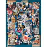 PRINCESS 'BO' FREDERICKA ANN GUIREY, 'A Large Collage' with an assortment of various cut-outs,