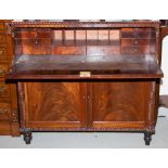 A FINE GEORGE IV PERIOD MAHOGANY SECRETAIRE