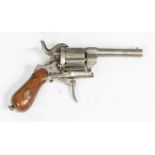 A LEFAUCHEUX PINFIRE POCKET REVOLVER