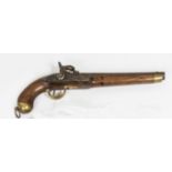 A RARE GERMAN MILITARY PERCUSSION PISTOL CARBINE,