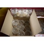 A COLLECTION OF MISCELLANEOUS GLASS, including some attractive pieces of cut glass, two box lots (