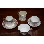 A COLLECTION OF MISCELLANEOUS CABINET CUPS AND SAUCERS