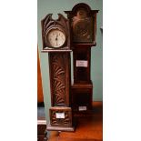 A MINIATURE MODEL OF A LONGCASE CLOCK