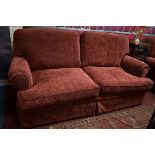 A TWO SEATER EASY SETTEE