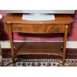 AN INLAID MAHOGANY SIDE TABLE