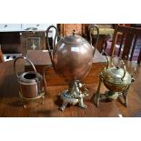 A COPPER TEA URN