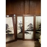 AN UNUSUAL SET OF EIGHTEEN JAPANESE COLOURED OVERPAINTED PRINTS