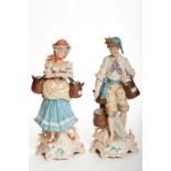 A PAIR OF GERMAN BISQUE FIGURES