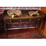 A LATE GEORGE IV MAHOGANY DRESSING TABLE