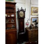 A FINE IRISH MAHOGANY LONGCASE CLOCK