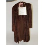 A GOOD 1930'S RED SQUIRREL FUR COAT