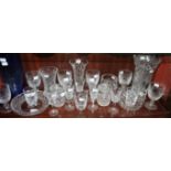 A SET OF SIX WATERFORD CRYSTAL STEMMED TUMBLERS